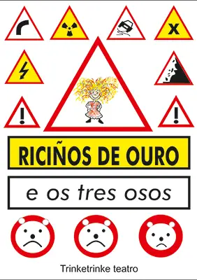 Portada riciños de ouro e os tres osos