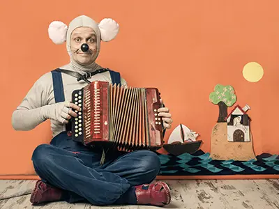 O rato fuco e mais o seu acordeón