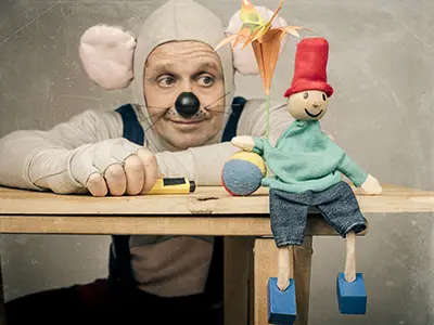 O rato Fuco e un monicreque